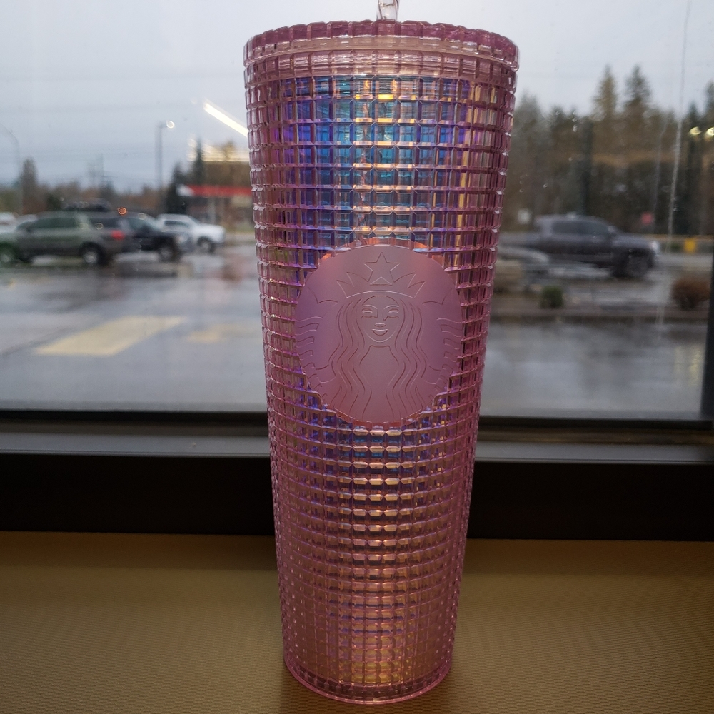 Starbucks Pink holiday studded tumbler 2020